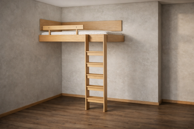 jednoluzko kolmy zebrik dub